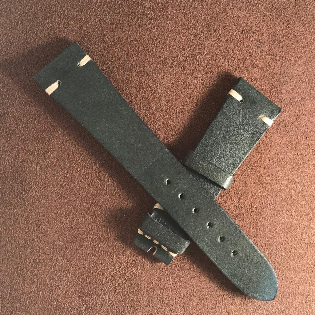 High End Vintage Handcraft Italian Leather Straps 18mm 20mm 21mm
