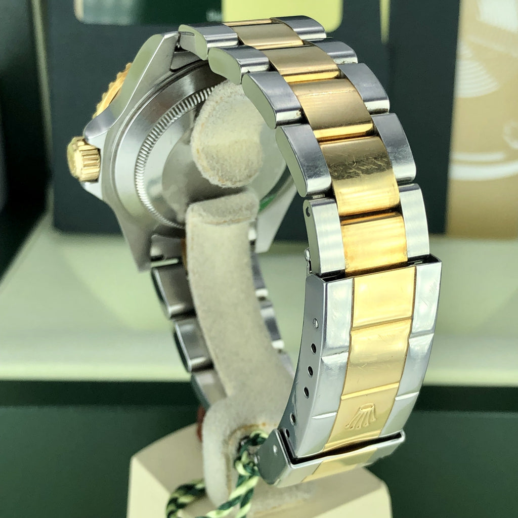2008 Rolex Submariner 16613 M Serial Serti Diamond Dial W Box & Card Unpolished