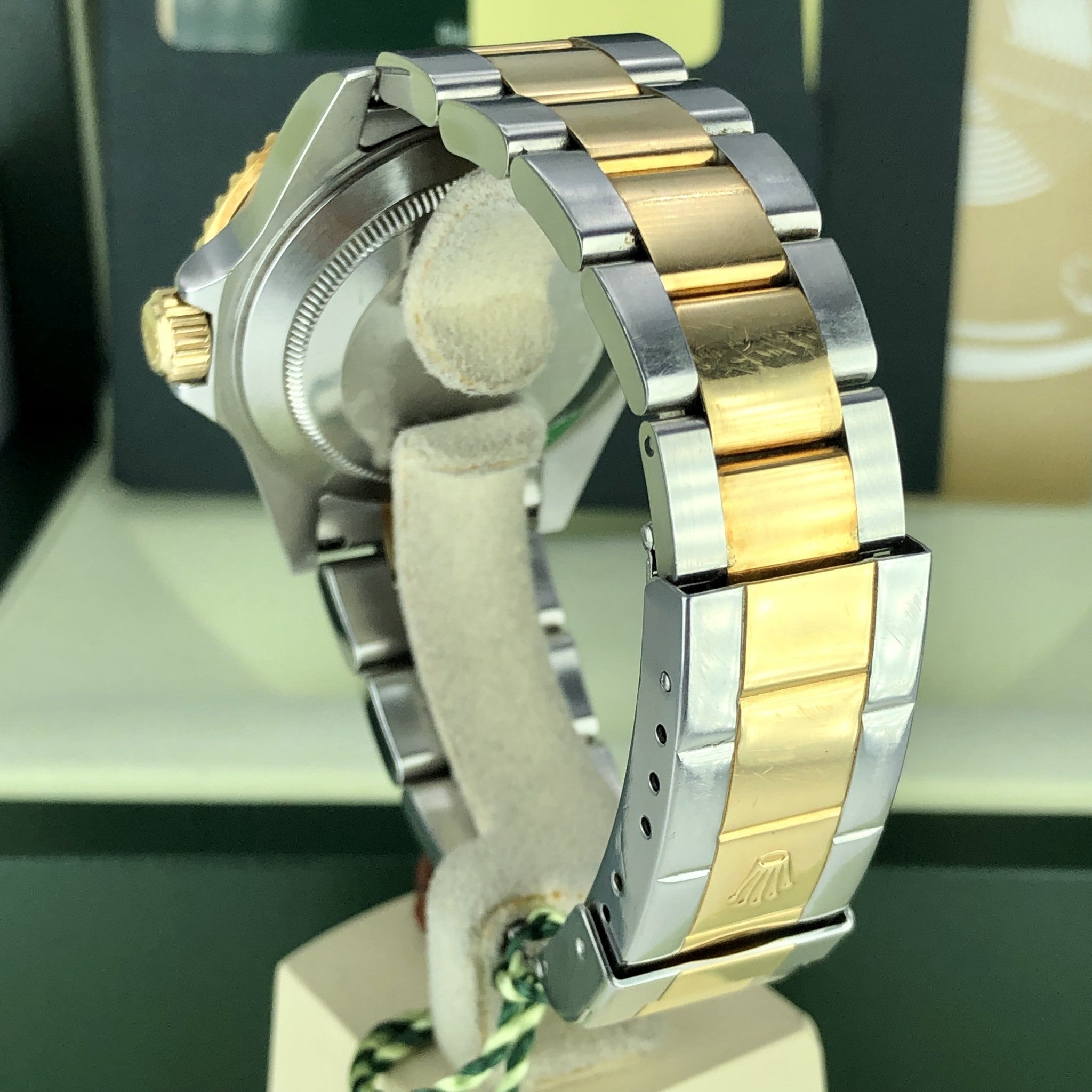 2008 Rolex Submariner 16613 M Serial Serti Diamond Dial W Box & Card Unpolished