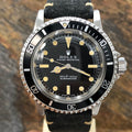 Vintage Rolex Submariner 5513 Matt Serif Dial Heavy Amazing Patina 1968