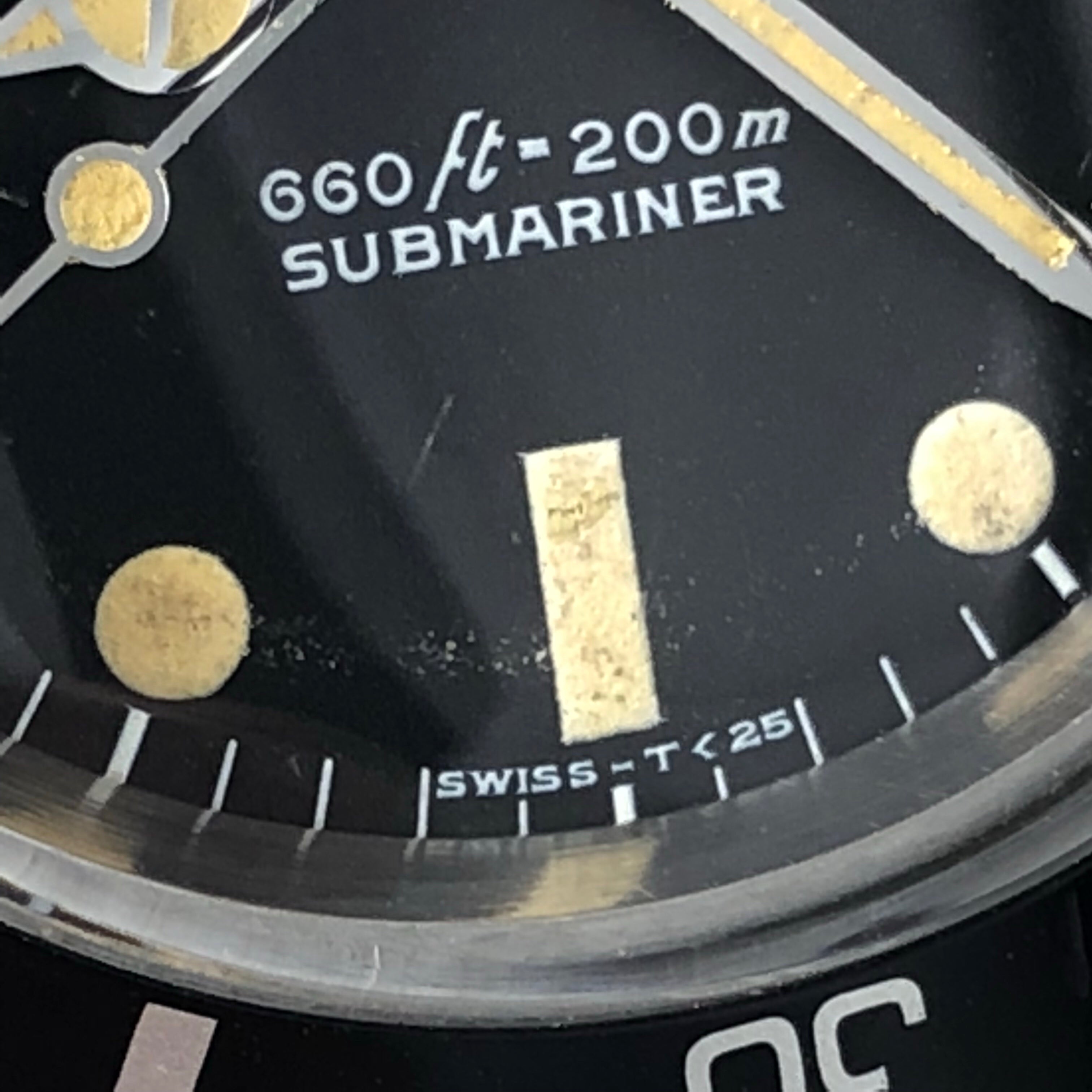 Vintage Rolex Submariner 5513 Matt Serif Dial Heavy Amazing Patina 1968