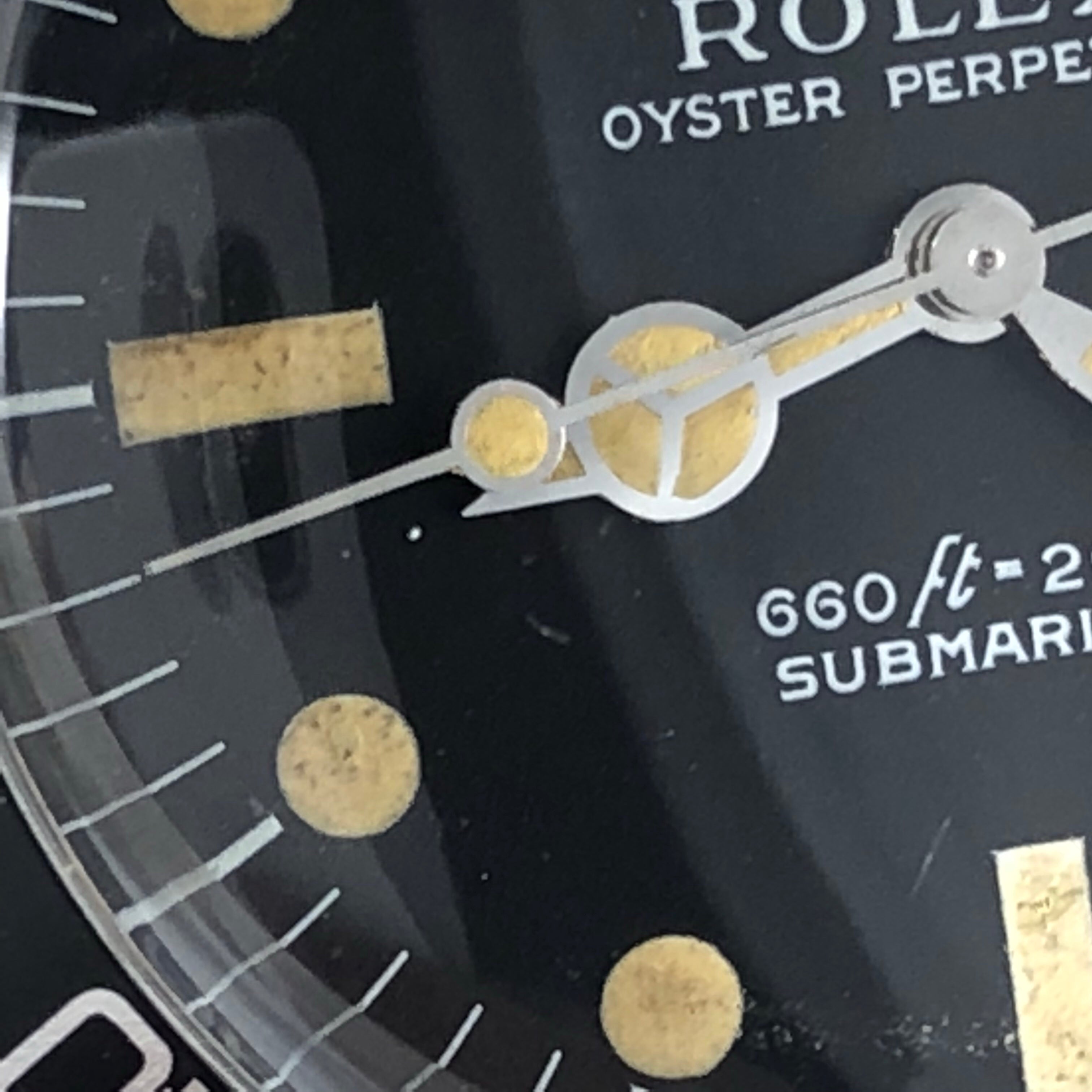 Vintage Rolex Submariner 5513 Matt Serif Dial Heavy Amazing Patina 1968