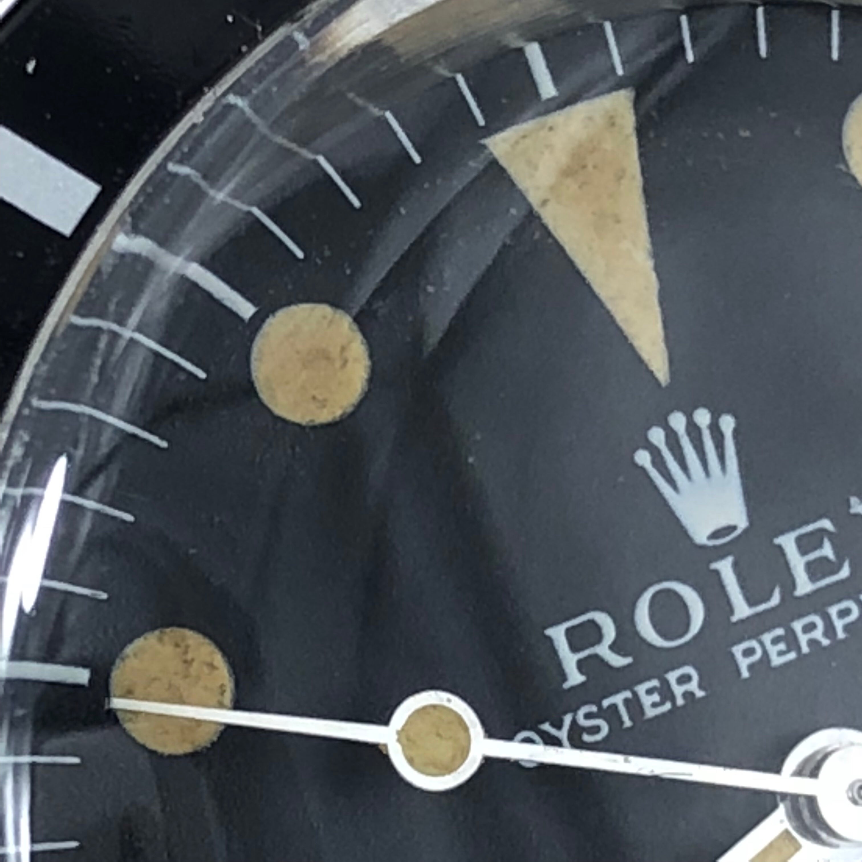 Vintage Rolex Submariner 5513 Matt Serif Dial Heavy Amazing Patina 1968