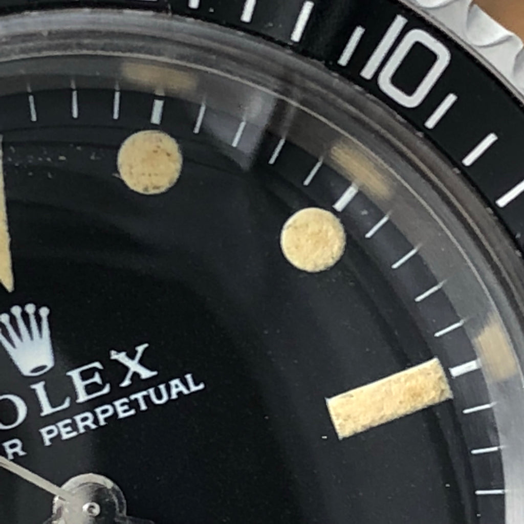 Vintage Rolex Submariner 5513 Matt Serif Dial Heavy Amazing Patina 1968