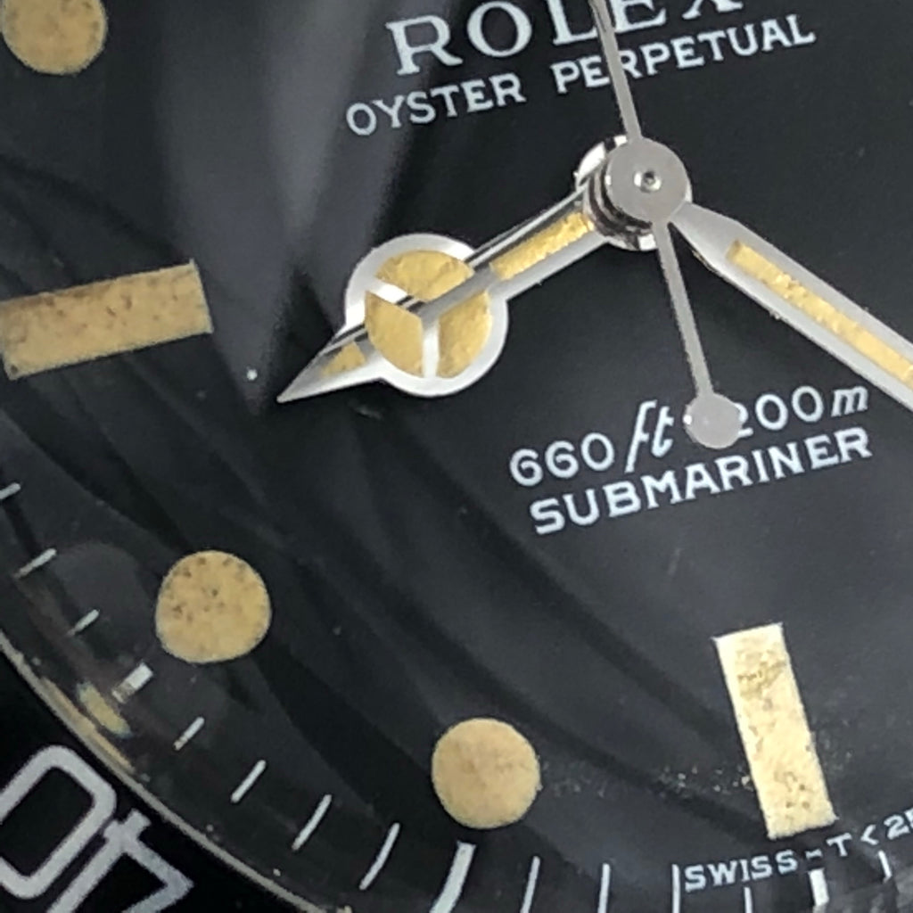 Vintage Rolex Submariner 5513 Matt Serif Dial Heavy Amazing Patina 1968