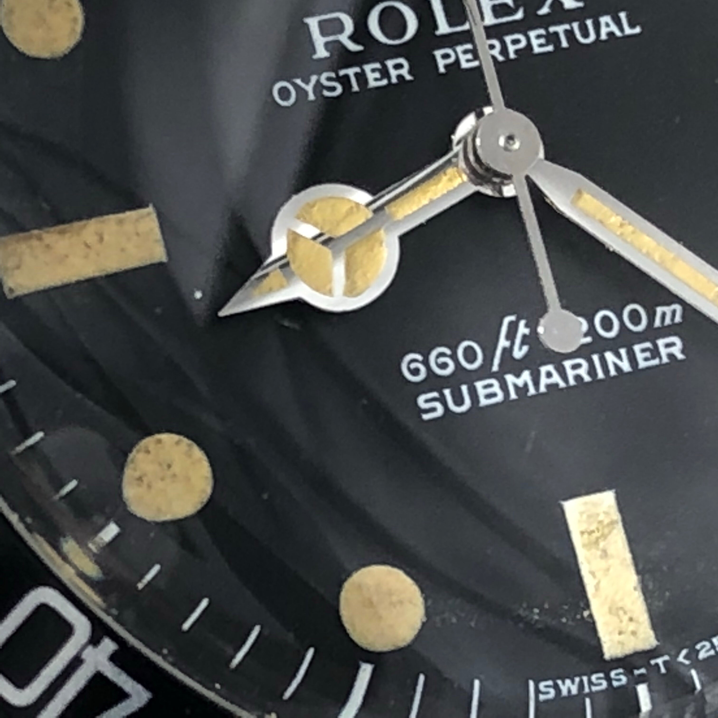 Vintage Rolex Submariner 5513 Matt Serif Dial Heavy Amazing Patina 1968