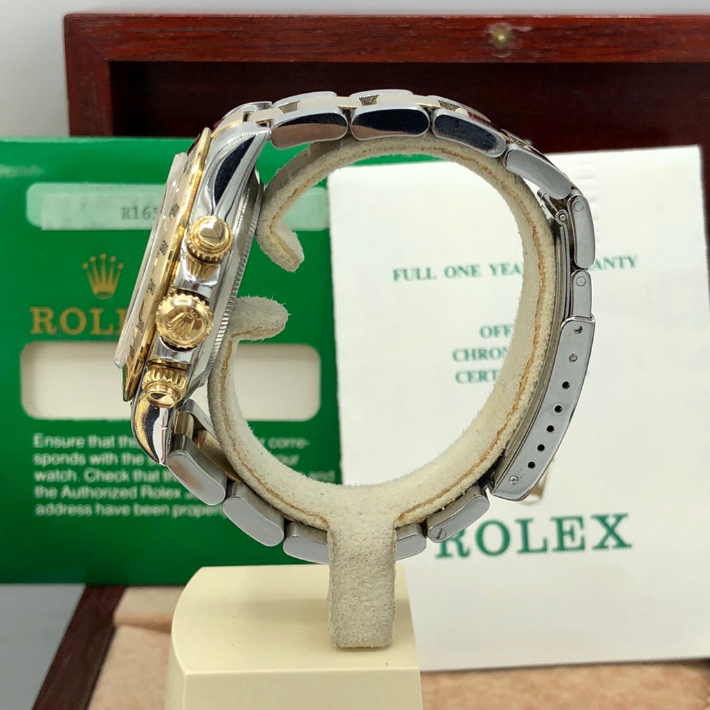 Vintage Rolex Daytona 16523 4 line Diamond zenith 1988 R Serial Full Set Papers