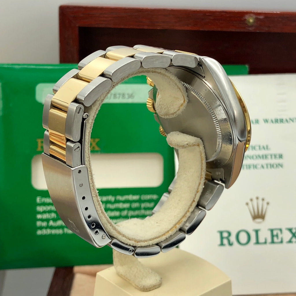 Vintage Rolex Daytona 16523 4 line Diamond zenith 1988 R Serial Full Set Papers