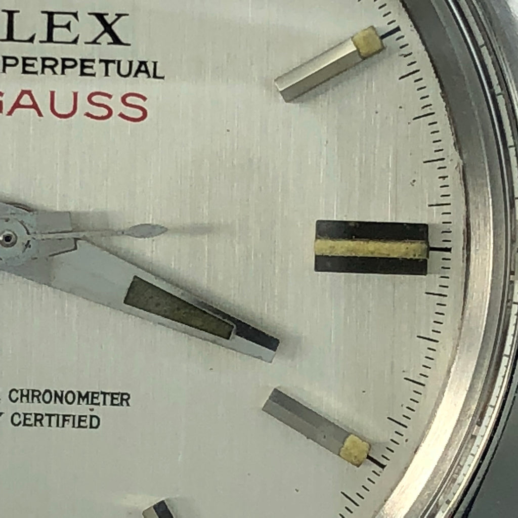 Vintage Rolex Milgauss 1019 MK1 Dial 1/5-second tick-marks mint condition 1968