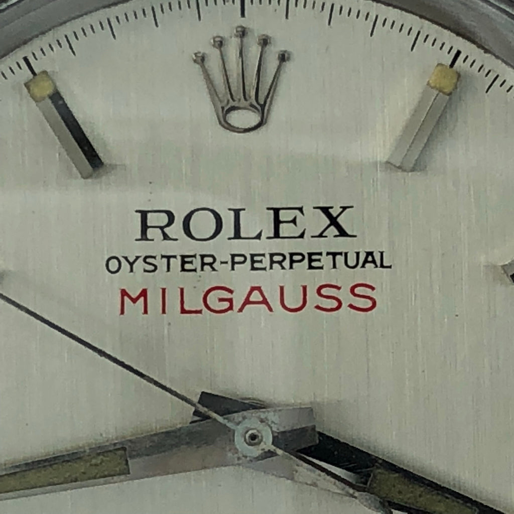 Vintage Rolex Milgauss 1019 MK1 Dial 1/5-second tick-marks mint condition 1968