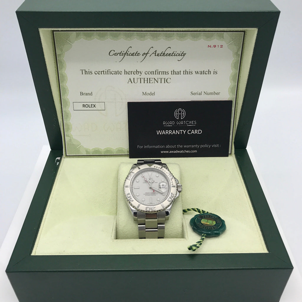 Rolex Yacht Master 16622 Steel and platinum mint condition with box