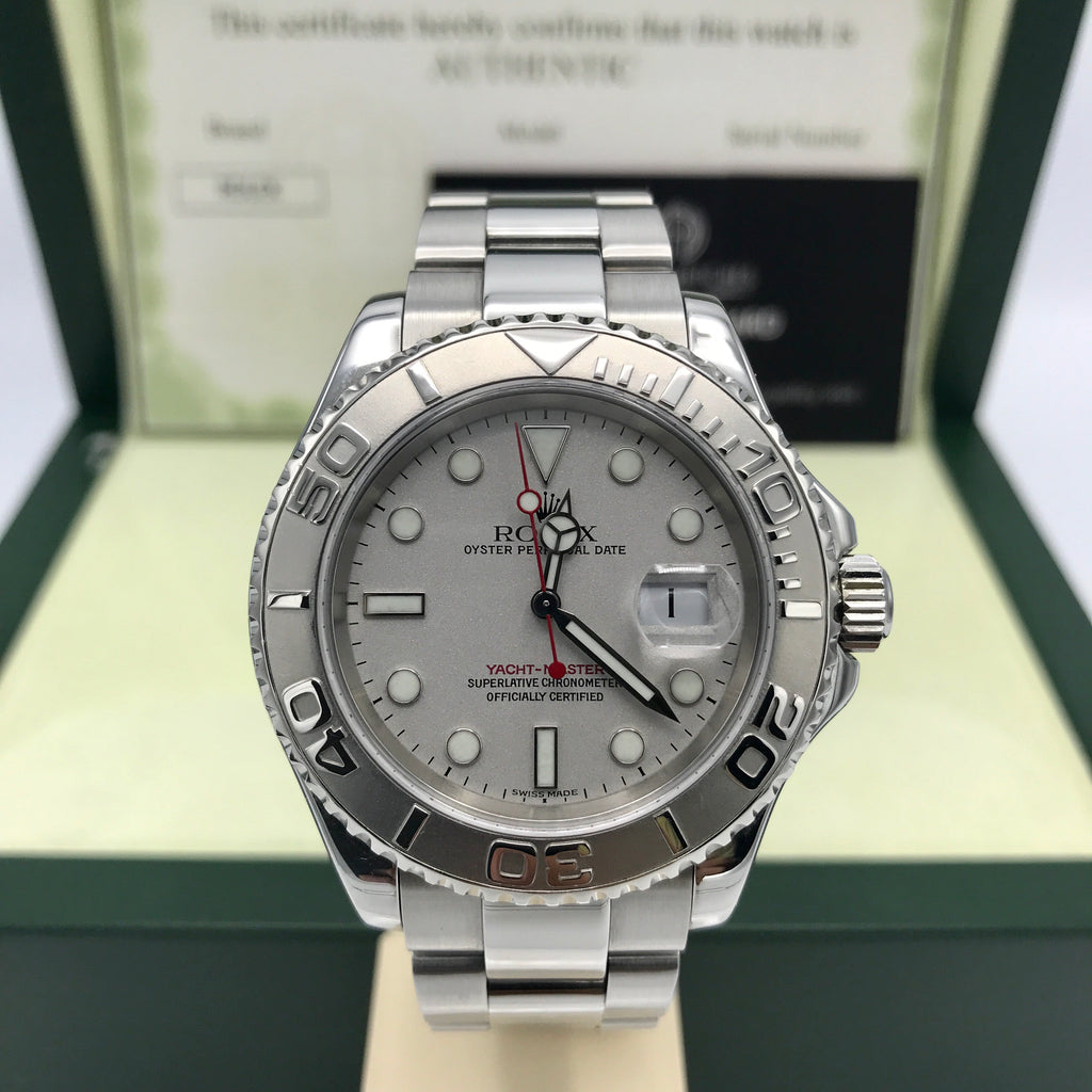 Rolex Yacht Master 16622 Steel and platinum mint condition with box