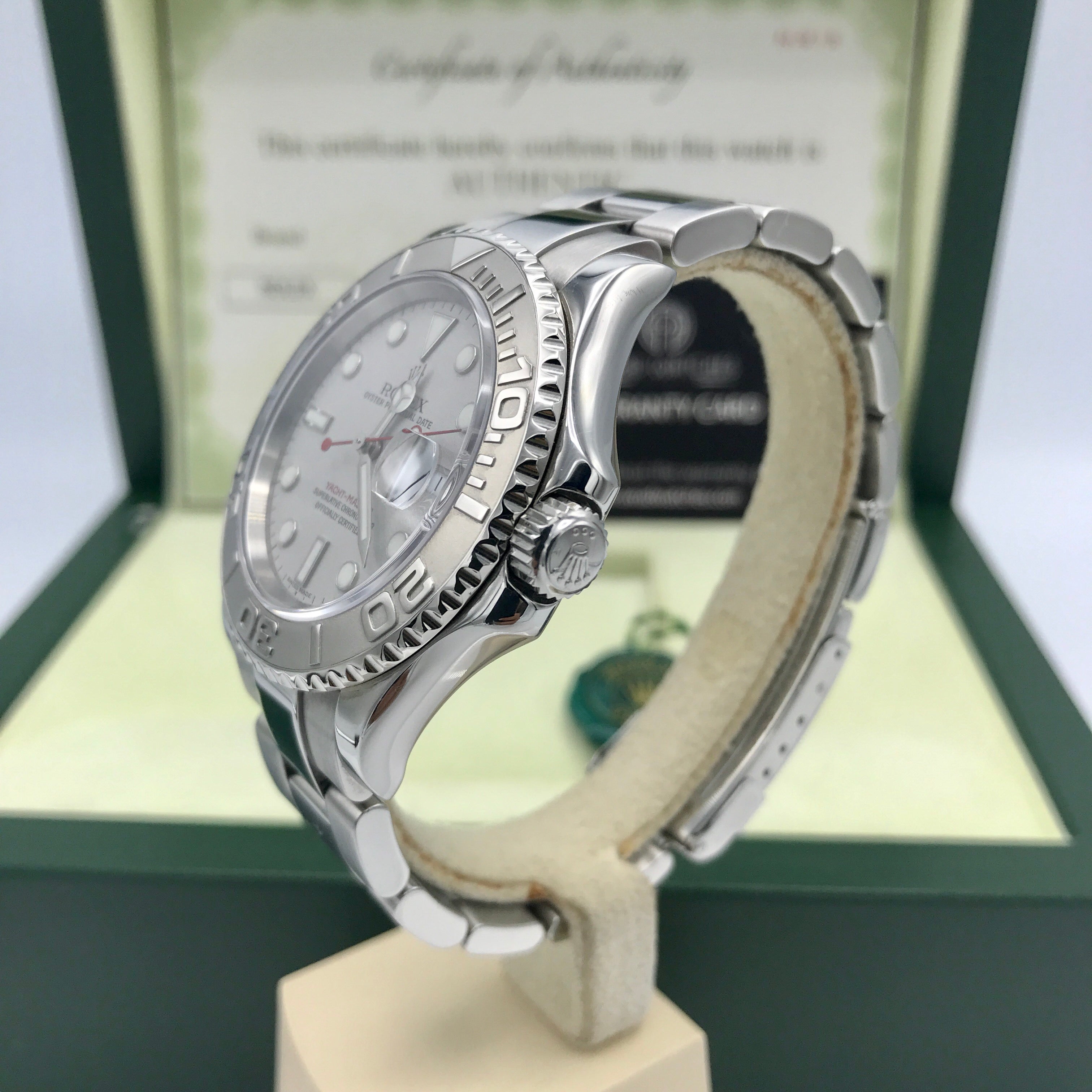 Rolex Yacht Master 16622 Steel and platinum mint condition with box