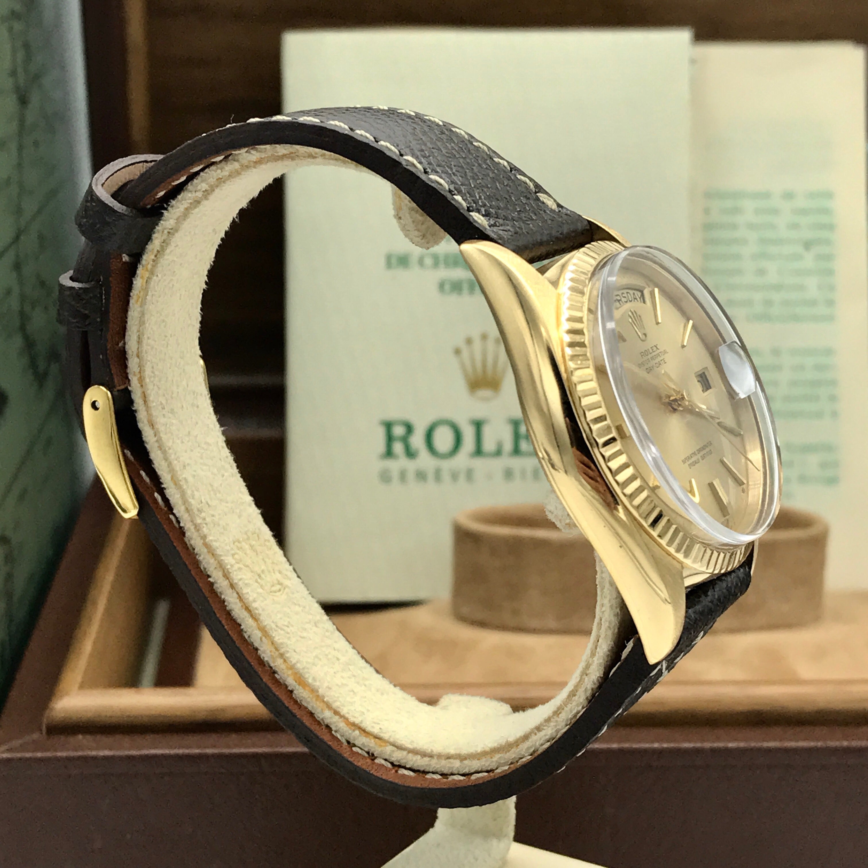 Vintage Rolex Day Date 1803 full set double punched papers