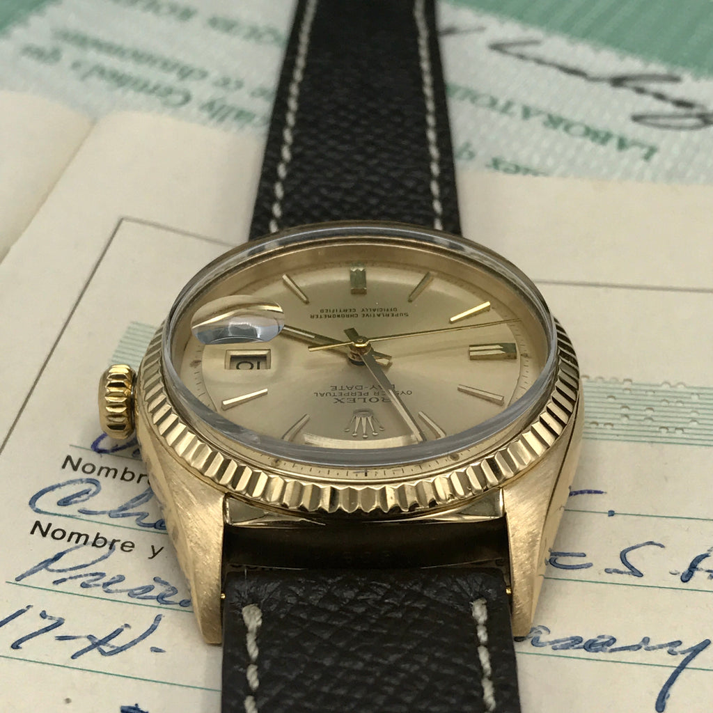 Vintage Rolex Day Date 1803 full set double punched papers
