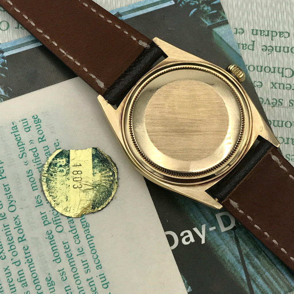 Vintage Rolex Day Date 1803 full set double punched papers