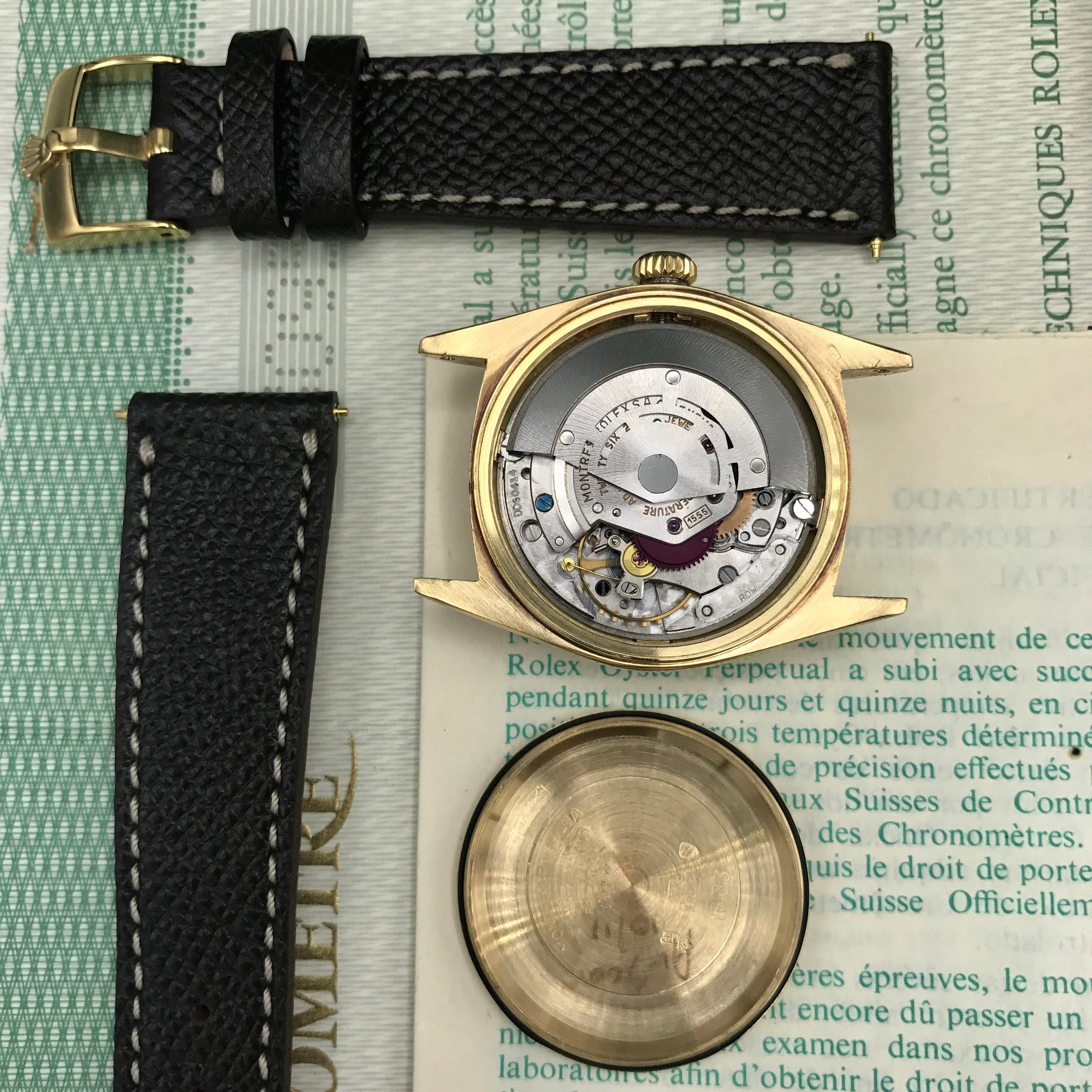 Vintage Rolex Day Date 1803 full set double punched papers