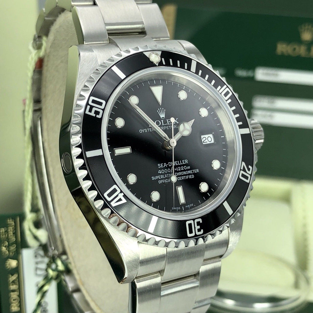 NOS Rolex 16600 Sea-Dweller Full Set Card V Serial Open Card