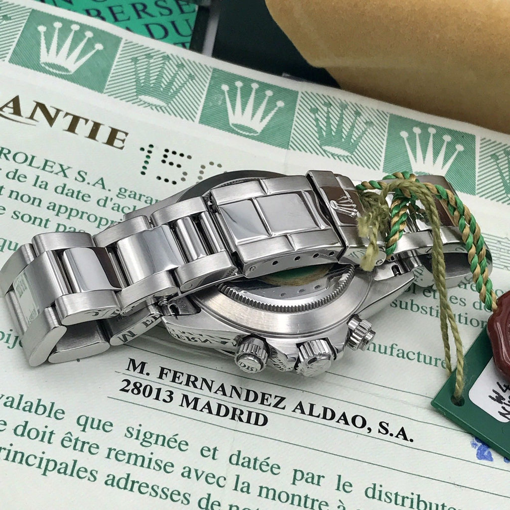 Rolex Daytona 16520 Zenith Patrizzi Dial W Serial FULL SET Mint Condition