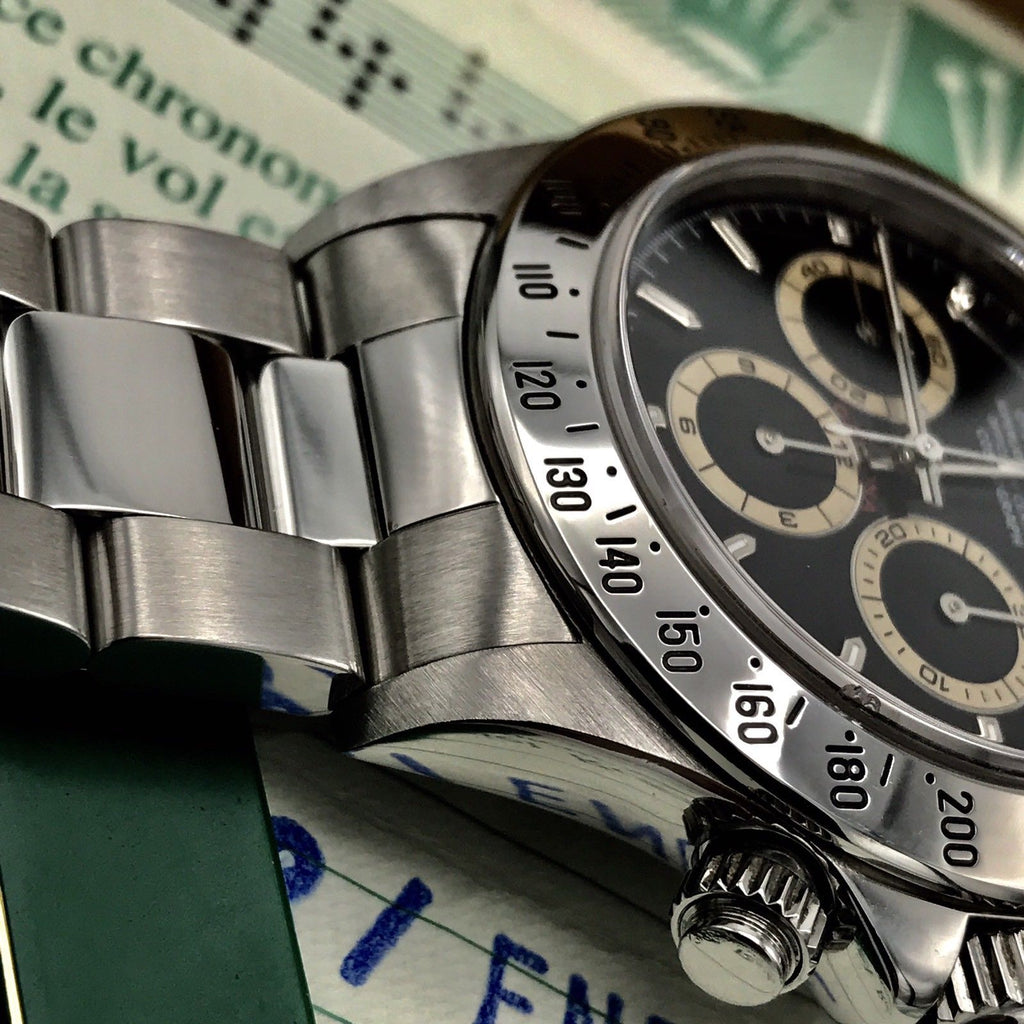 Rolex Daytona 16520 Zenith Patrizzi Dial W Serial FULL SET Mint Condition