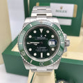 Rolex Unworn Rolex Submariner 116610LV Hulk Box & Card 2017 Green