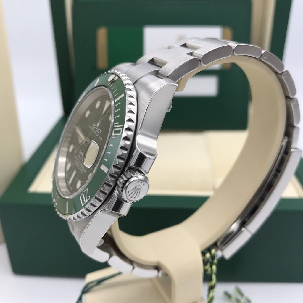 Rolex Unworn Rolex Submariner 116610LV Hulk Box & Card 2017 Green