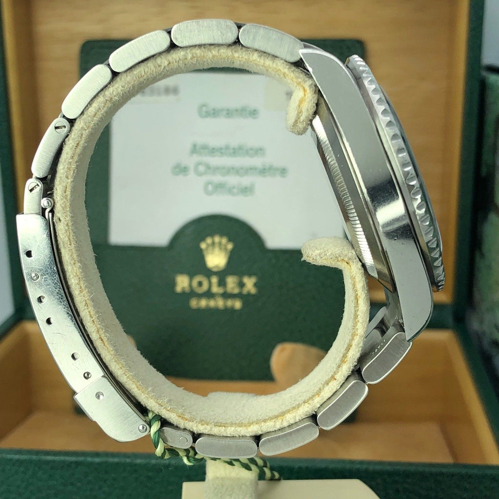 2003 Rolex 16610LV Submariner Anniversary Y Serial Fat Four Mk1 Full Set Papers