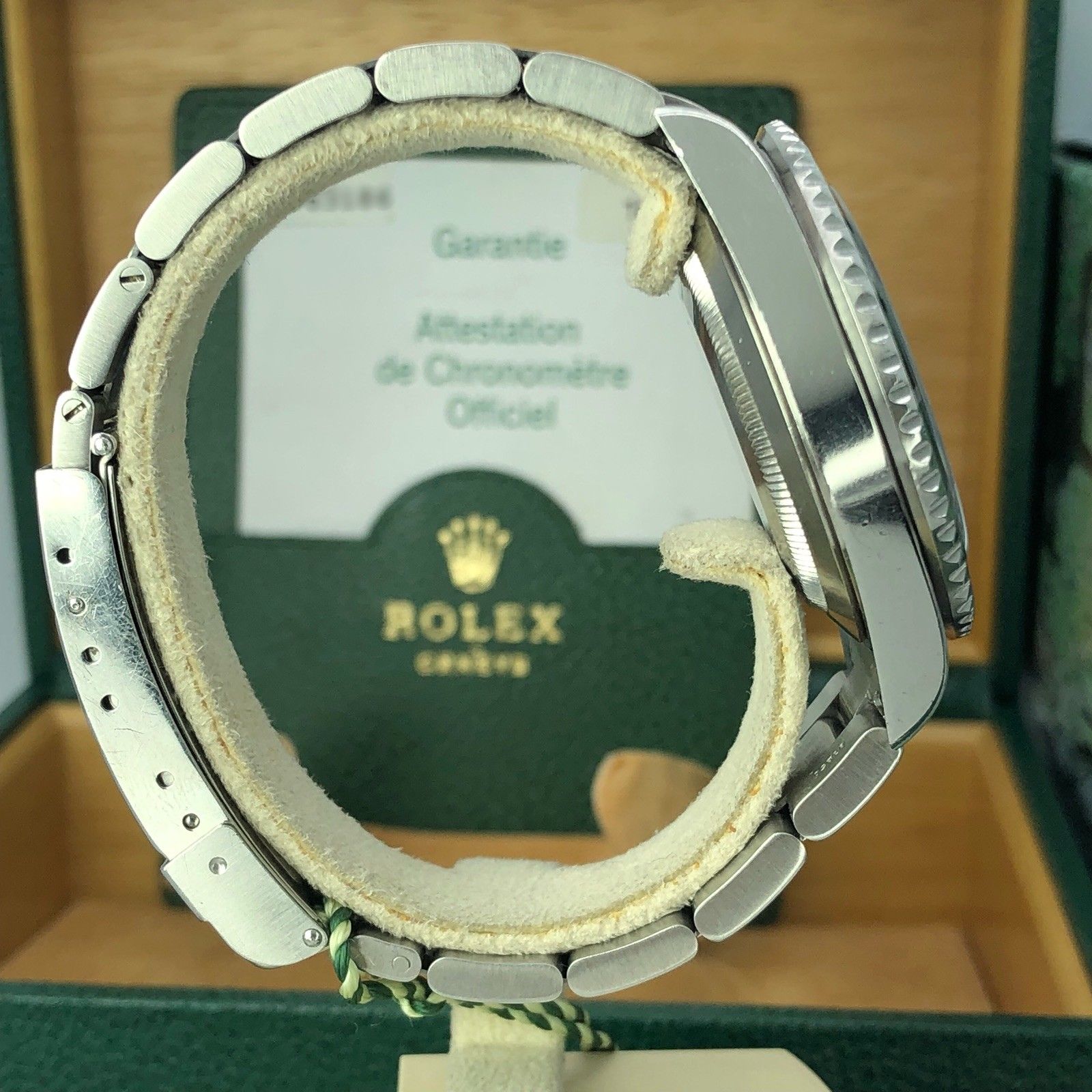 2003 Rolex 16610LV Submariner Anniversary Y Serial Fat Four Mk1 Full Set Papers