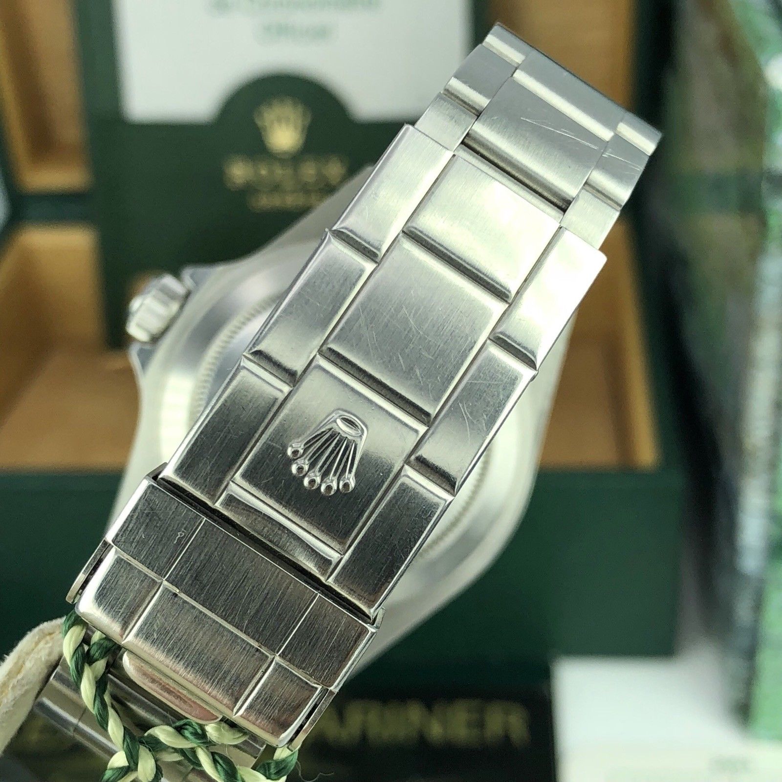 2003 Rolex 16610LV Submariner Anniversary Y Serial Fat Four Mk1 Full Set Papers