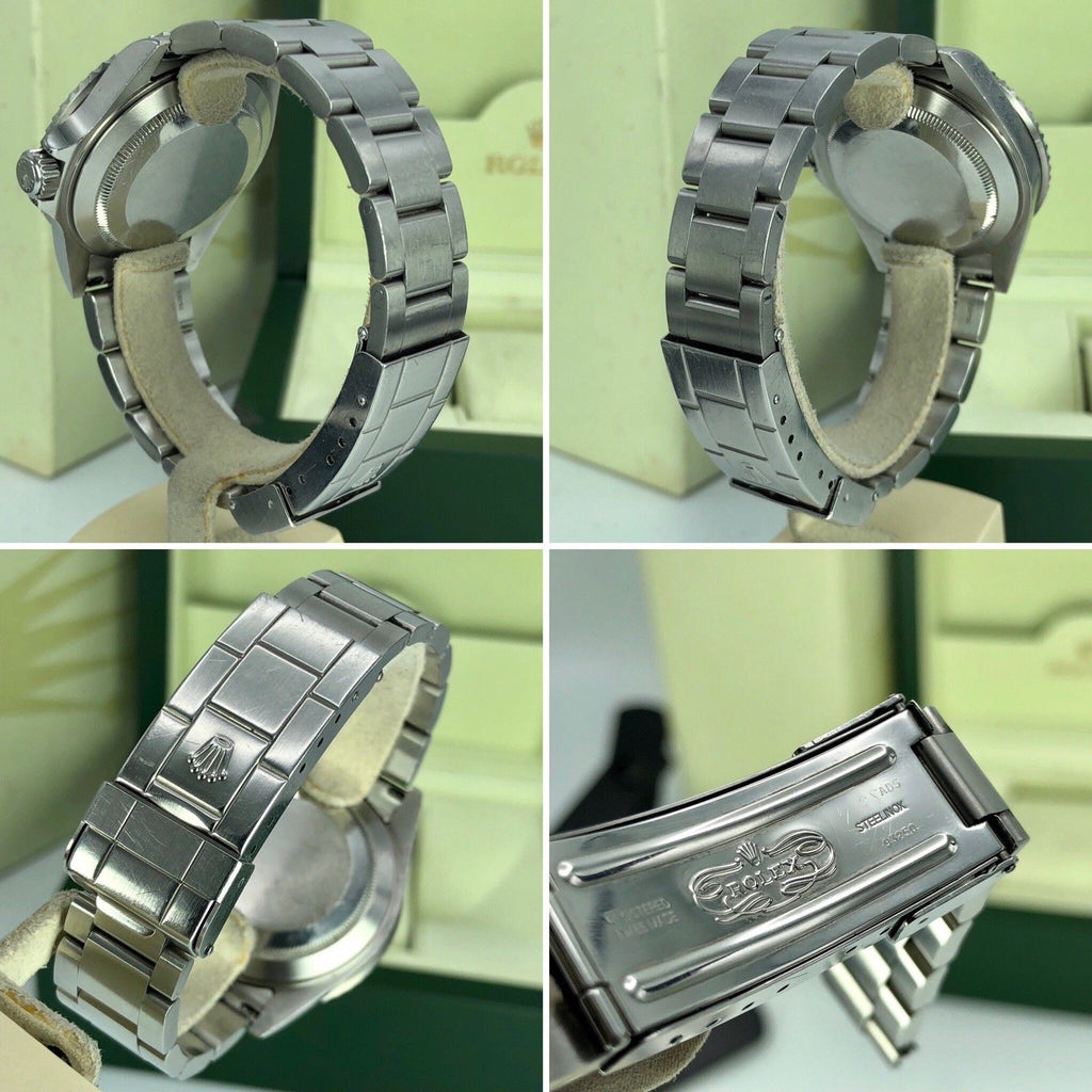 2003 Vintage Rolex 16610LV Submariner Anniversary Y Serial Flat/Fat Four 4 Mk1