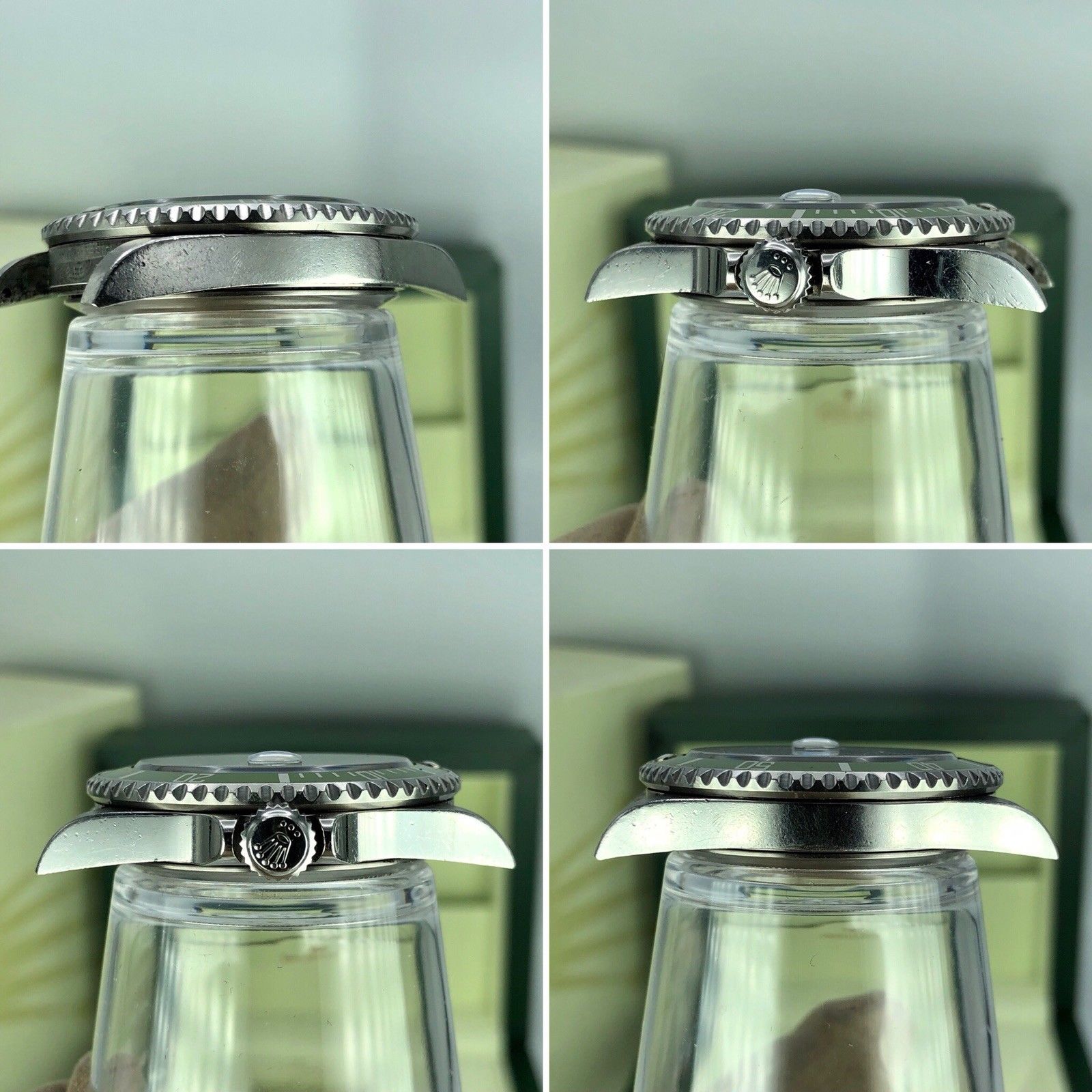 2003 Vintage Rolex 16610LV Submariner Anniversary Y Serial Flat/Fat Four 4 Mk1