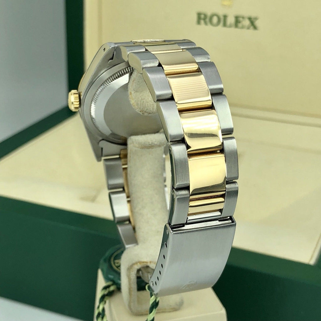 1994 Rolex 16233 DateJust 36mm Steel And 18k Gold Dial Oyster With box