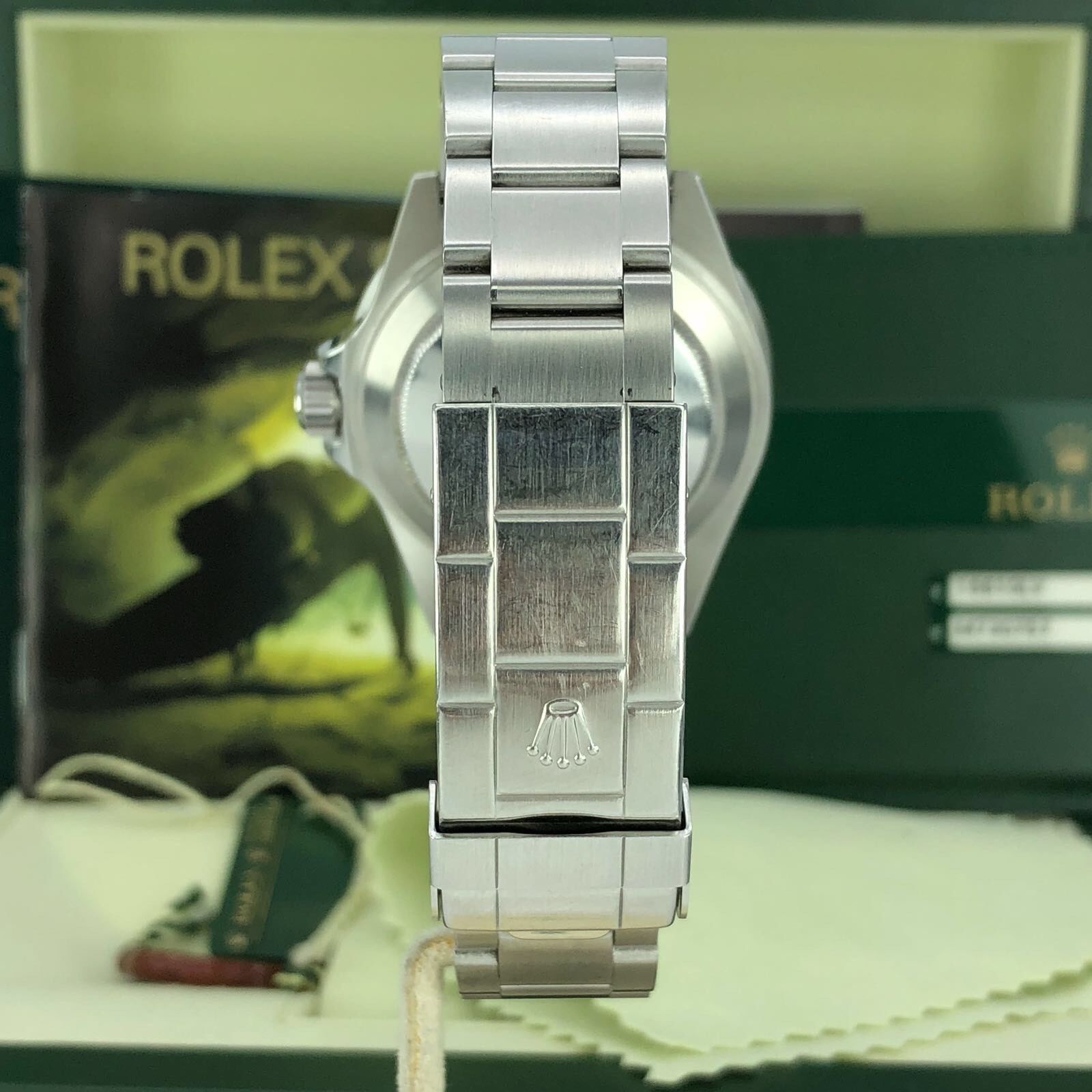 Rolex 16610LV Submariner Anniversary Green Kermit Full Set Card 2008 M Serial