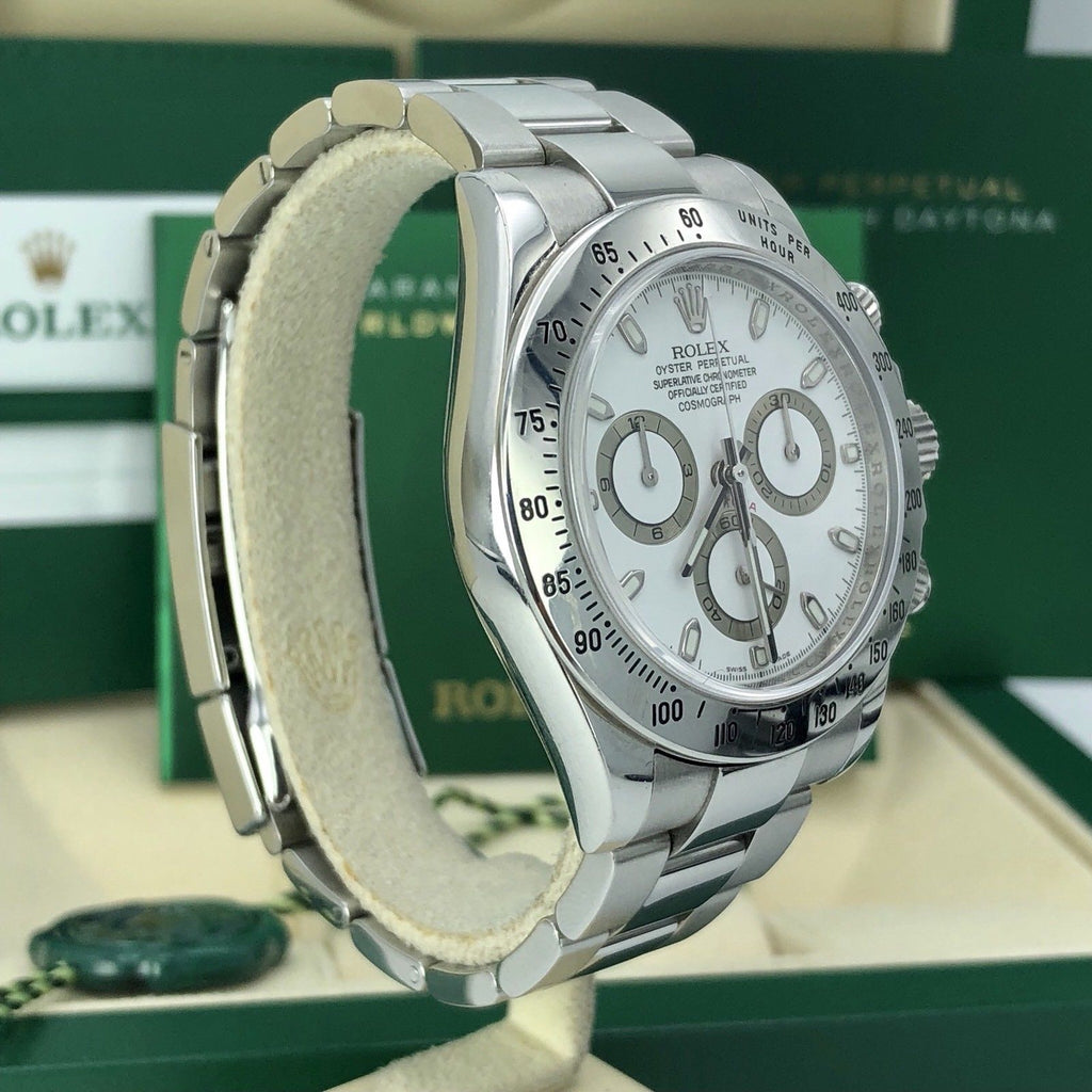 Rolex Daytona 116520 Unpolished mint Full Set Box & Card Random serial Open Card