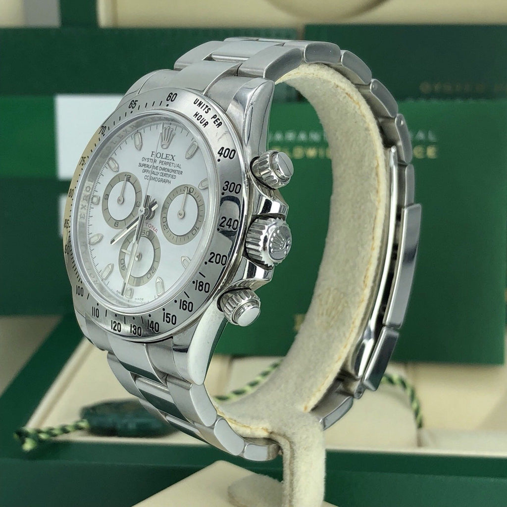 Rolex Daytona 116520 Unpolished mint Full Set Box & Card Random serial Open Card