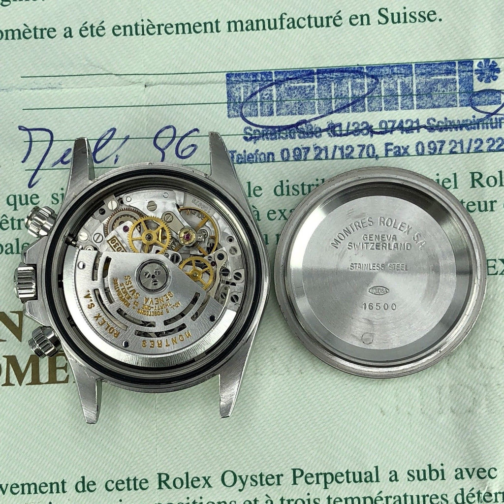 Rolex Daytona 16520 Zenith 1996 W Serial Patrizzi FULL SET Box & Papers (Copy)