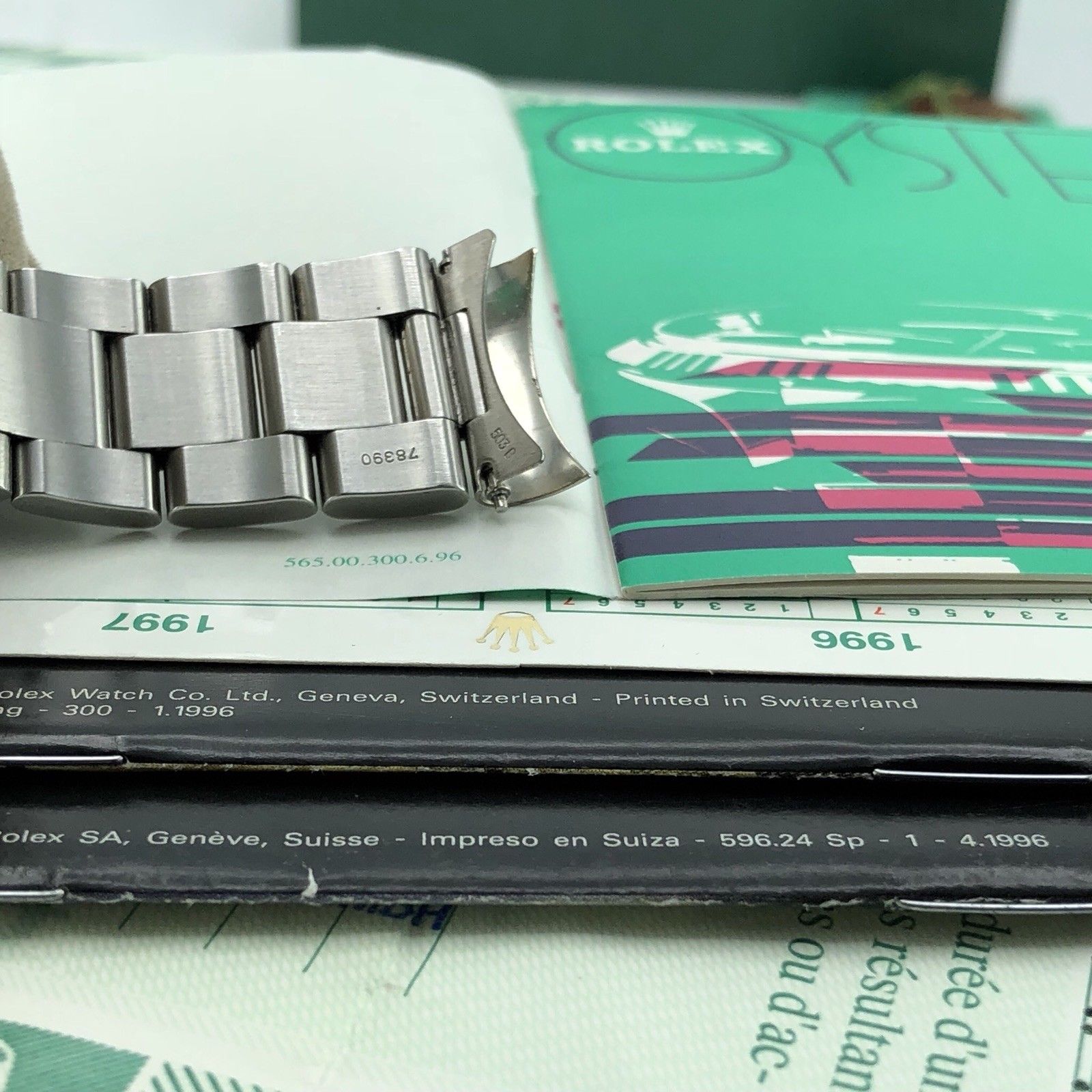 Rolex Daytona 16520 Zenith 1996 W Serial Patrizzi FULL SET Box & Papers (Copy)