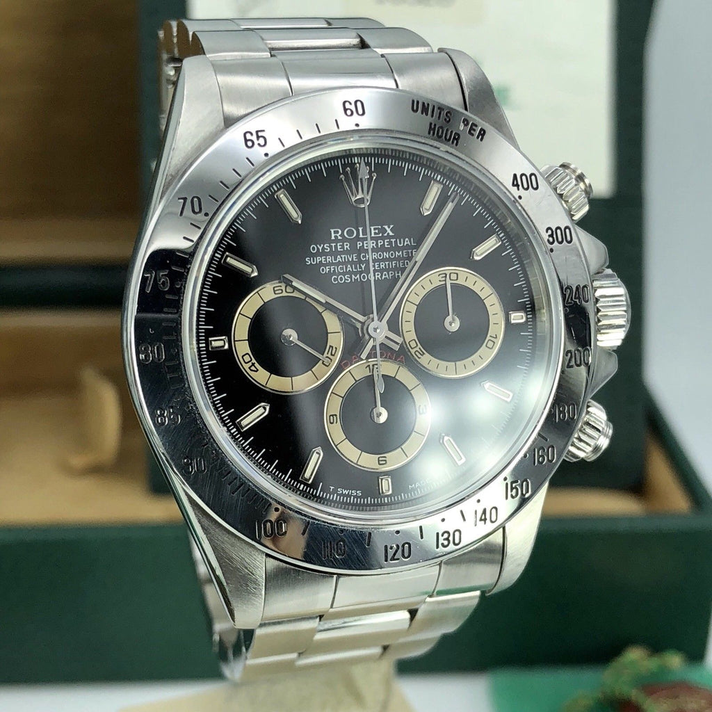 Rolex Daytona 16520 Zenith 1996 W Serial Patrizzi FULL SET Box & Papers (Copy)