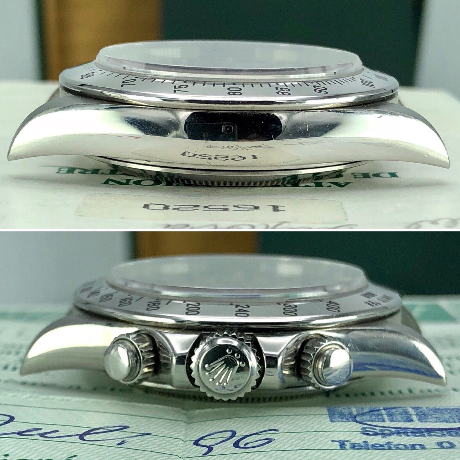 Rolex Daytona 16520 Zenith 1996 W Serial Patrizzi FULL SET Box & Papers (Copy)
