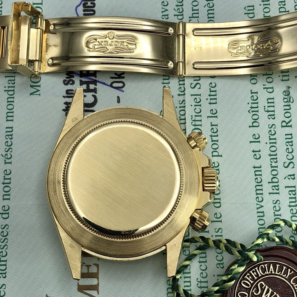 1997 Vintage Rolex Daytona 16528 Zenith U Serial 18k FULL SET Box & Papers