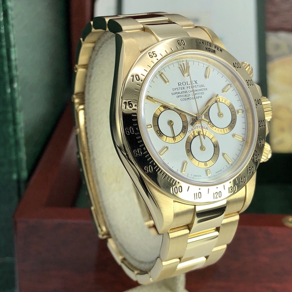 1997 Vintage Rolex Daytona 16528 Zenith U Serial 18k FULL SET Box & Papers