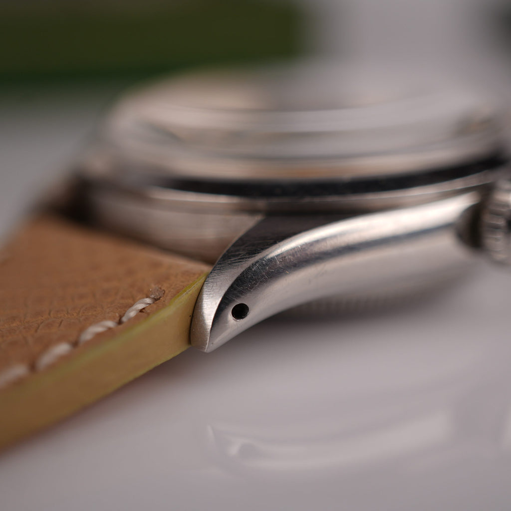 1954 Rolex Oyster Perpetual 6284 With Perfect Radium Honeycomb Dial