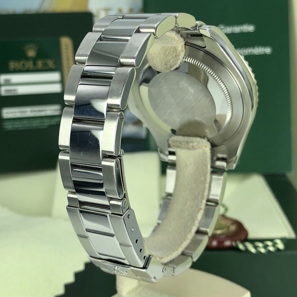 2010 Rolex Yacht-Master 16622 Platinum Bezel pre-owned box Card mint Condition