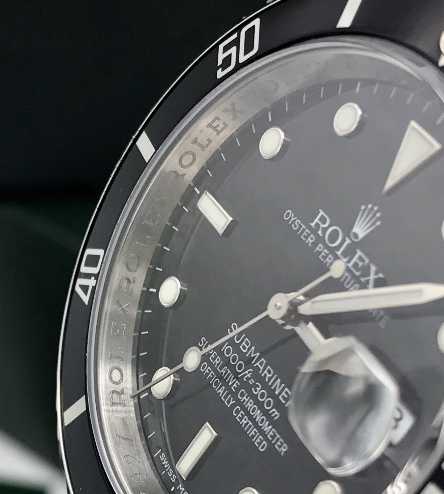 Rolex Submariner 16610 Engraved FULL SET Papers M Serial 2008 Unpolished