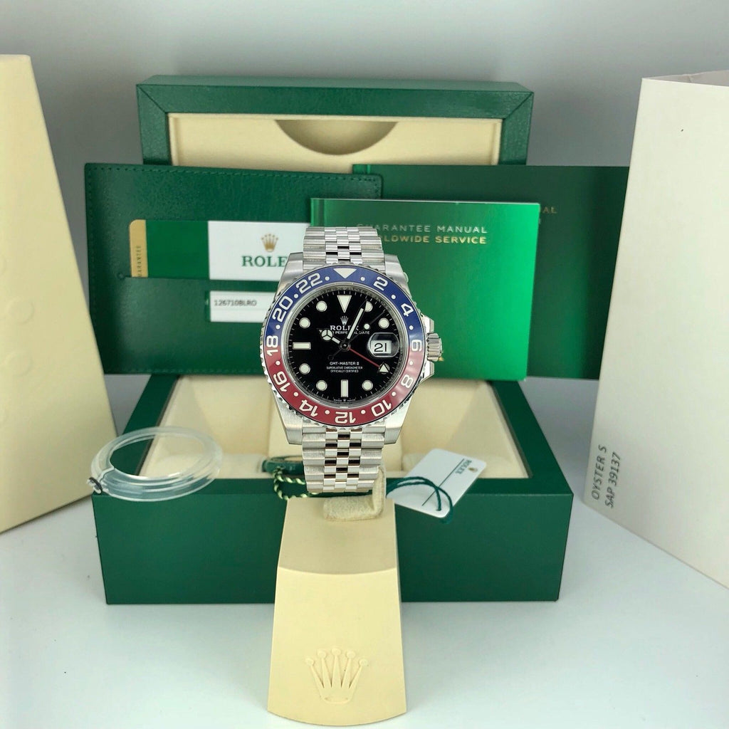 Unworn Rolex 126710 BLRO GMT Master II Pepsi Basel 2018 New Release Sealed
