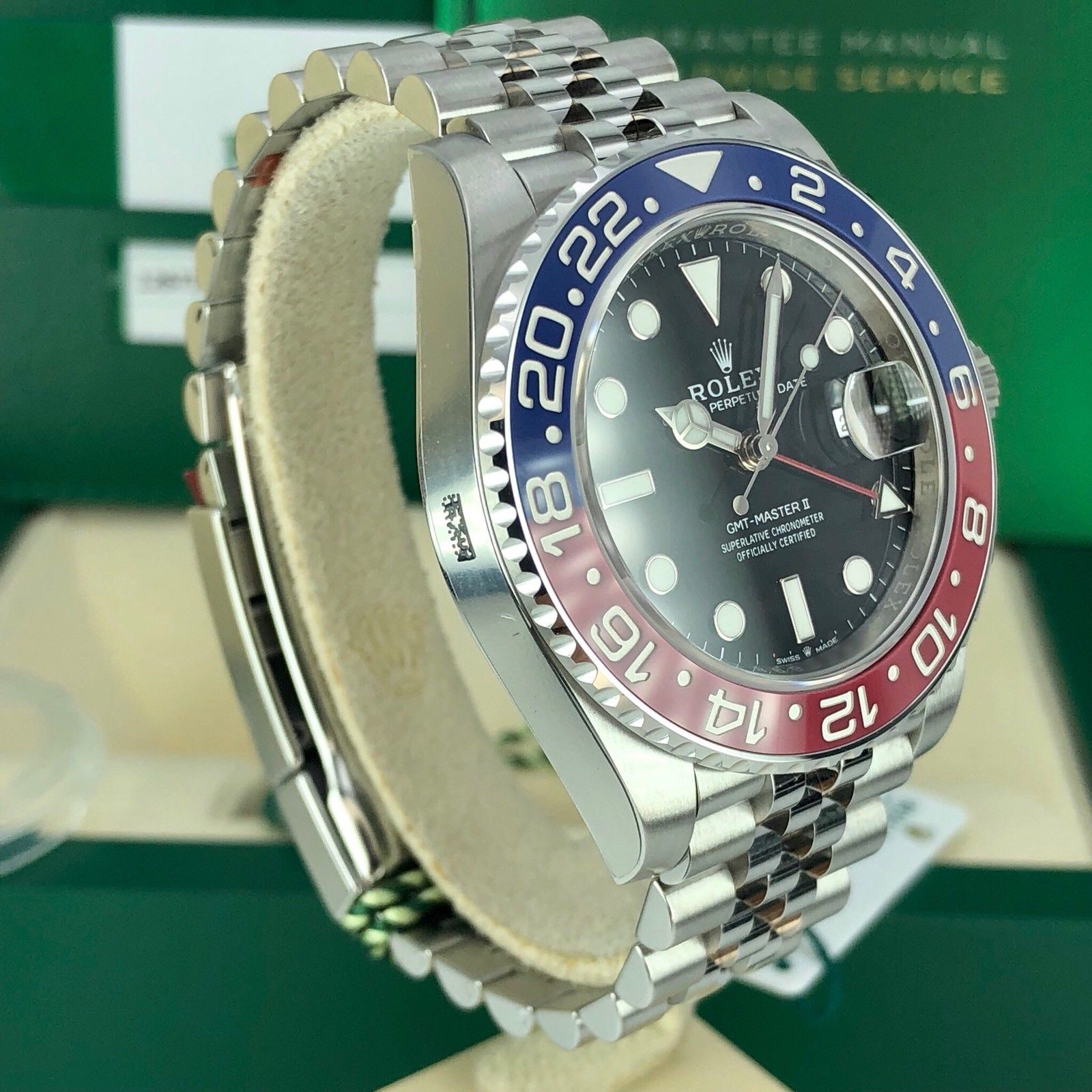 Unworn Rolex 126710 BLRO GMT Master II Pepsi Basel 2018 New Release Sealed