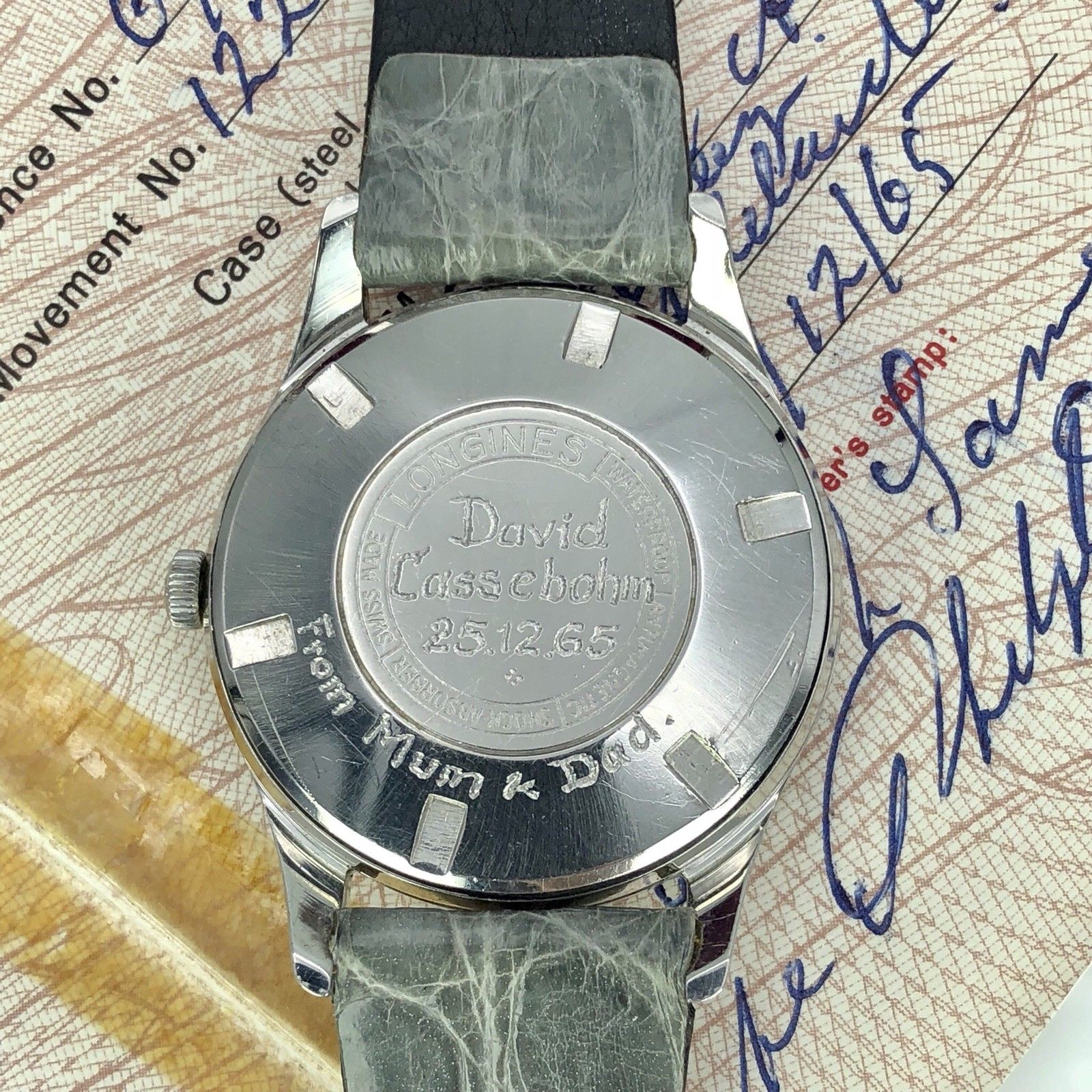 Vintage Longines Ref. 6995 Cal. 23ZS 35mm Box & Papers From 1965