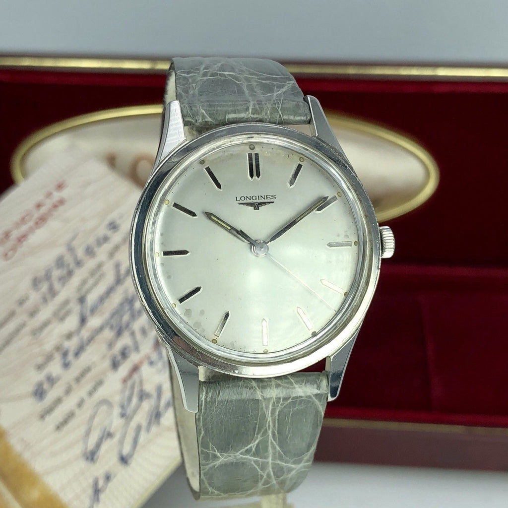 Vintage Longines Ref. 6995 Cal. 23ZS 35mm Box & Papers From 1965