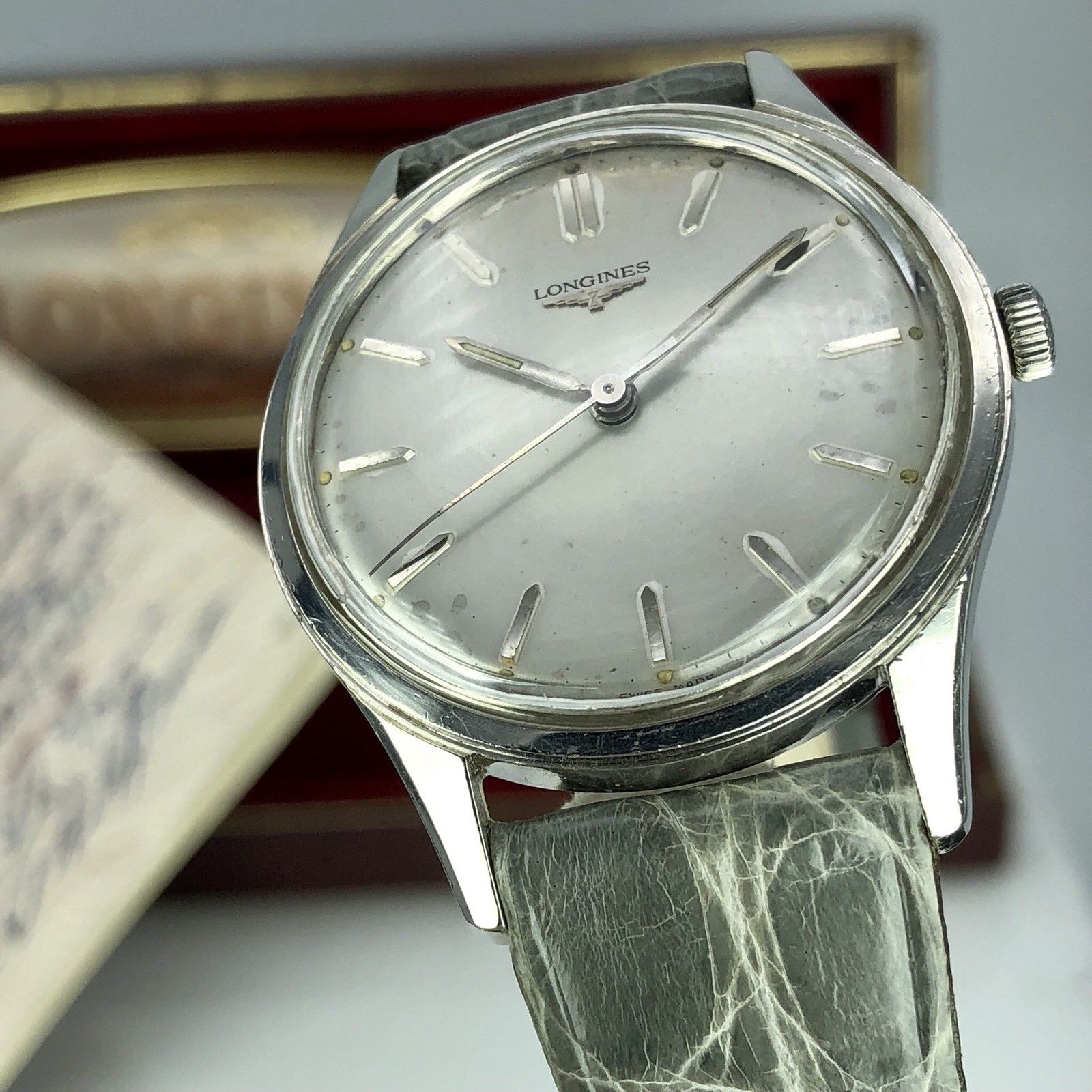 Vintage Longines Ref. 6995 Cal. 23ZS 35mm Box & Papers From 1965