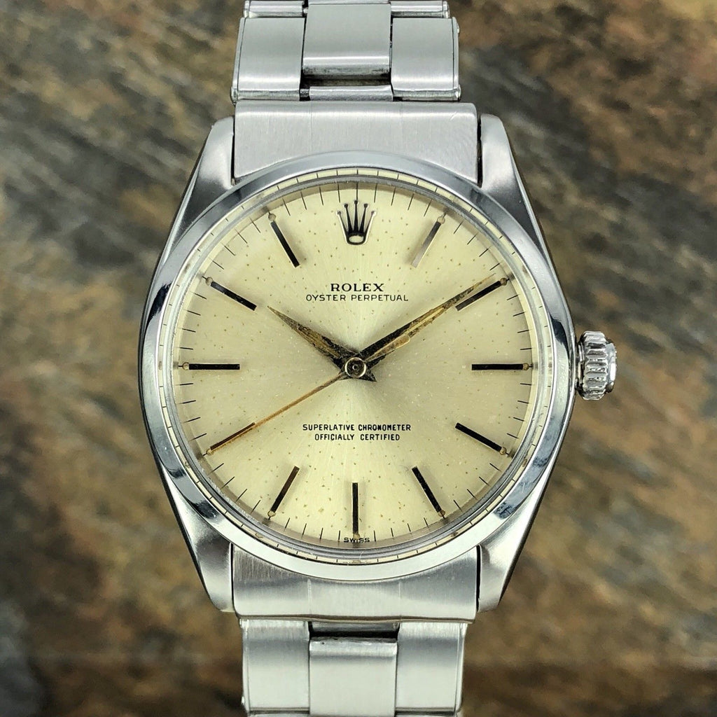 1963 Vintage Rolex 1002 Oyster Perpetual Swiss Only Dial Cal.1560 From